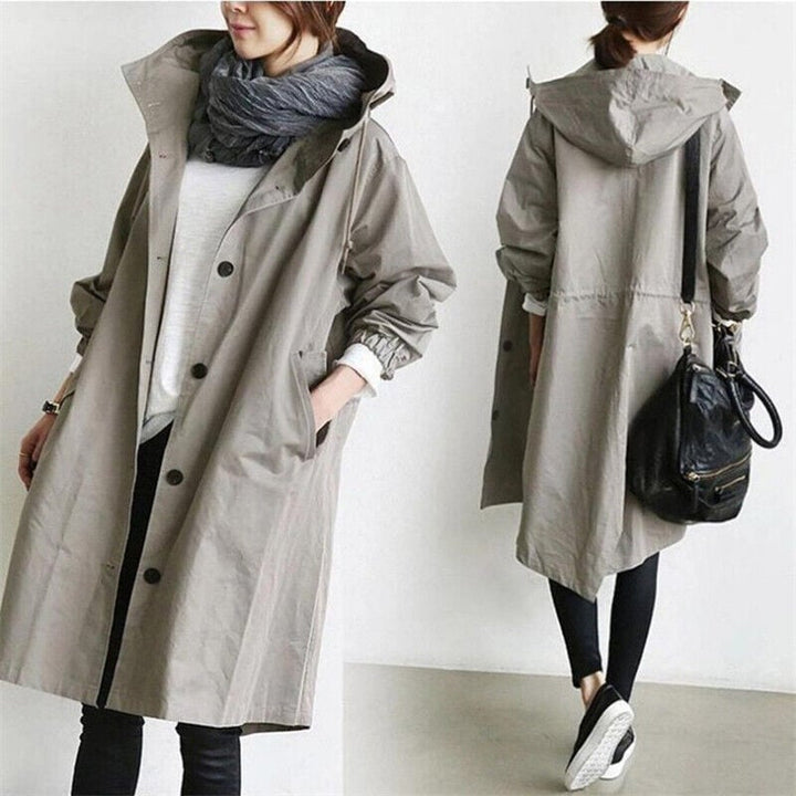Women's Trench Coat – Charcoal