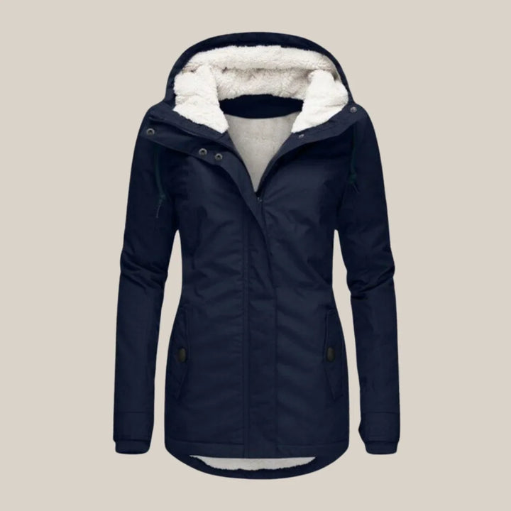 Women's Quilted Puffer Jacket – Blue